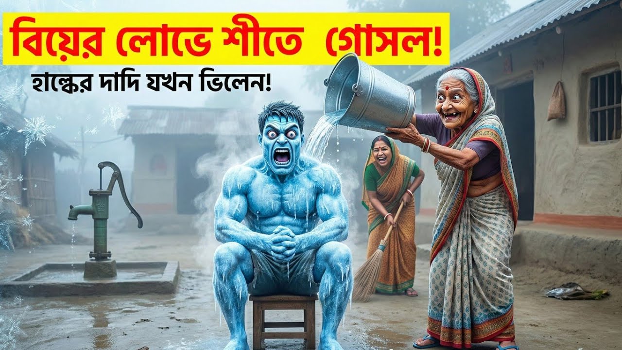 বিয়ের লোভে শীতে গোসল! 🥶 গ্রামে Hulk-এর ভয়ংকর শাস্তি 😂