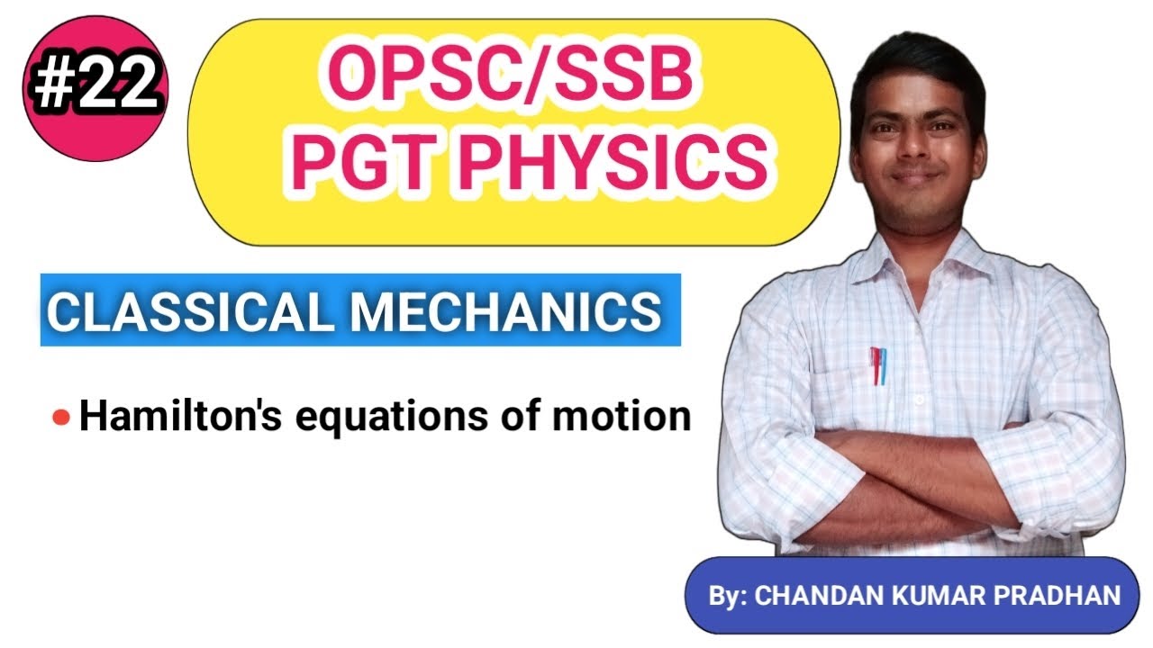 Hamilton's equations of motion 
