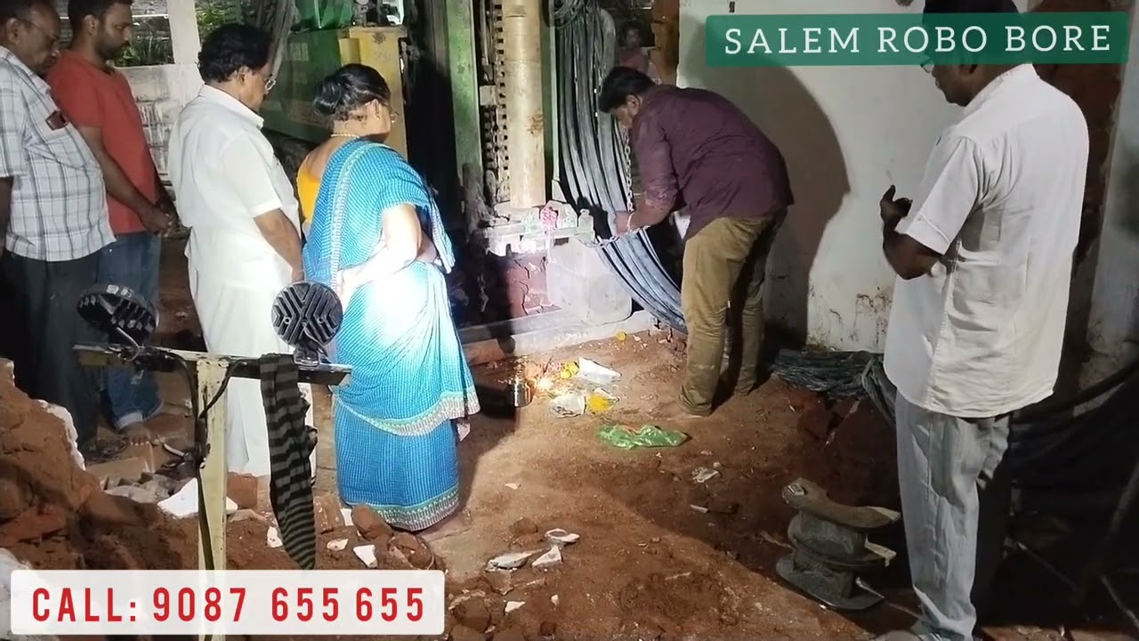 Salem District Borewell Robo High water Coming #Salem Borewell High pressure Engine