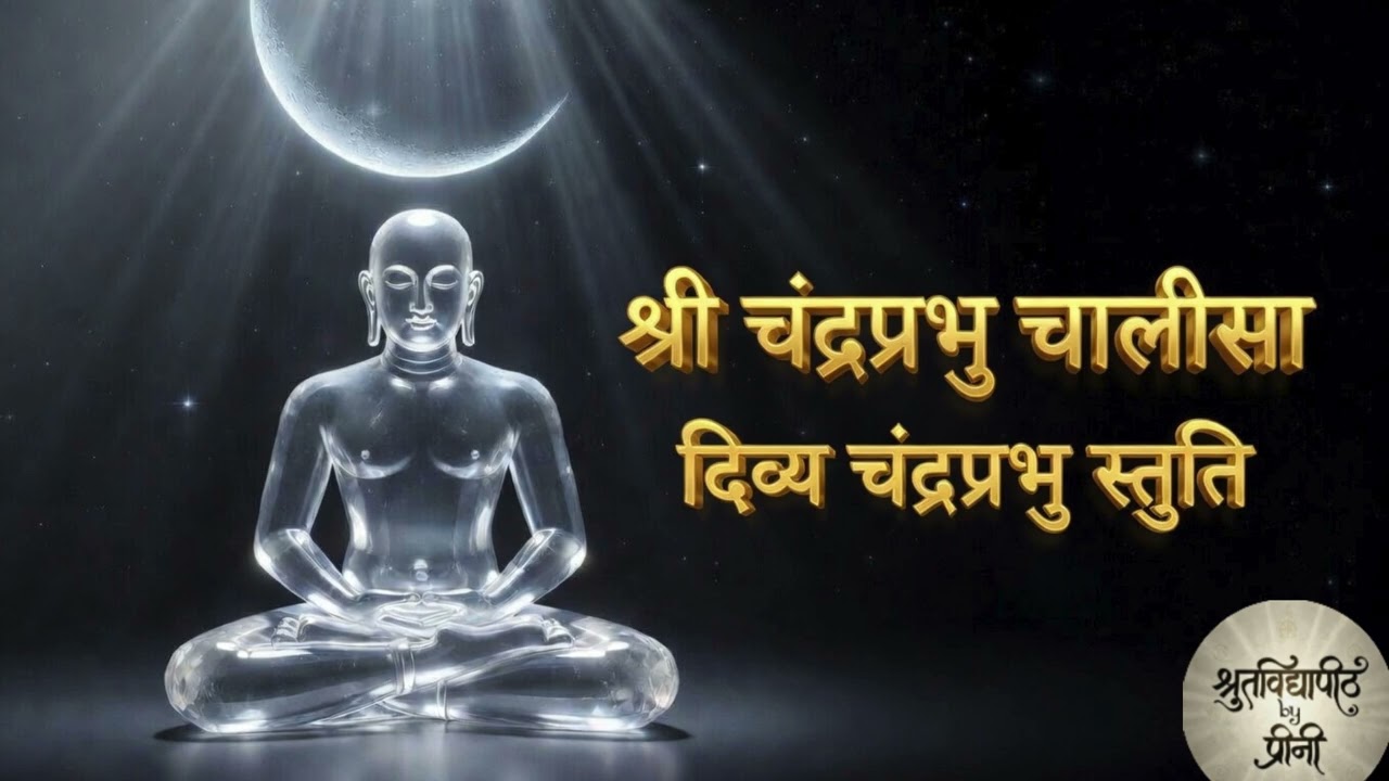 श्री चंद्रप्रभु चालीसा |चंद्रप्रभु भगवान की अद्वितीय वंदना | Chandraprabhu Bhagwan Vandana | #new