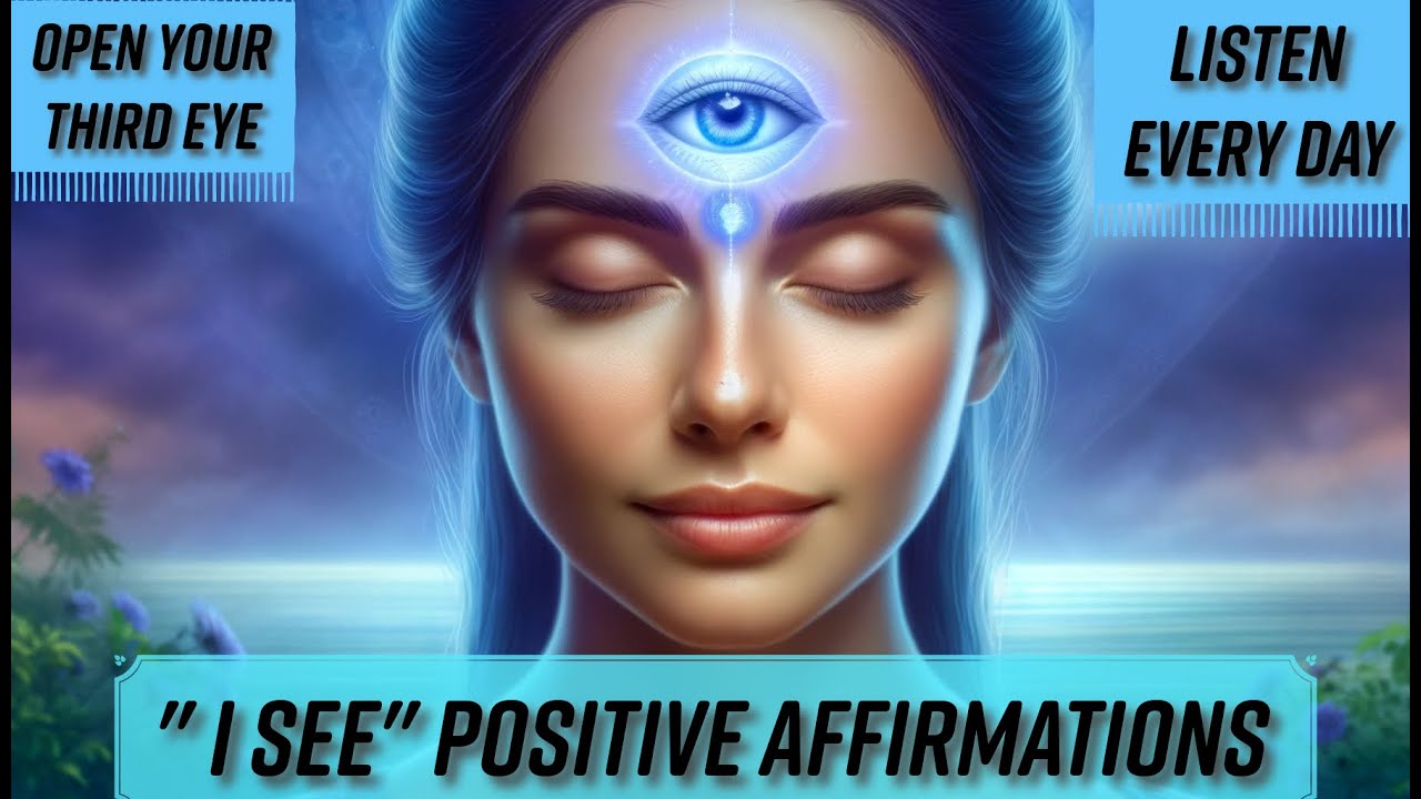 I See Positive Affirmations to Heal the Third Eye Chakra | Intuition & Clarity | Meditation Escapes