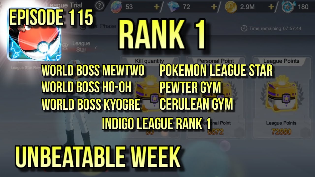 POKEVERSE WORLD GAMEPLAY EPS 115 : CRAZY WEEK EVER, ALL RANK 1
