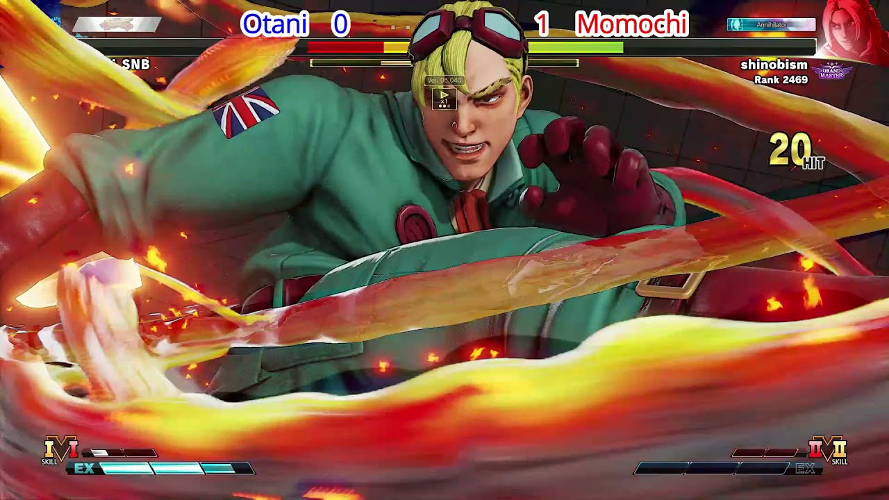 Street Fighter V: Momochi (Ken) VS Otani (Ryu)