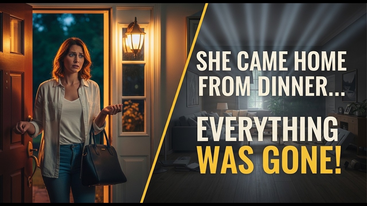 She Came Home From Dinner… Everything Was Gone!