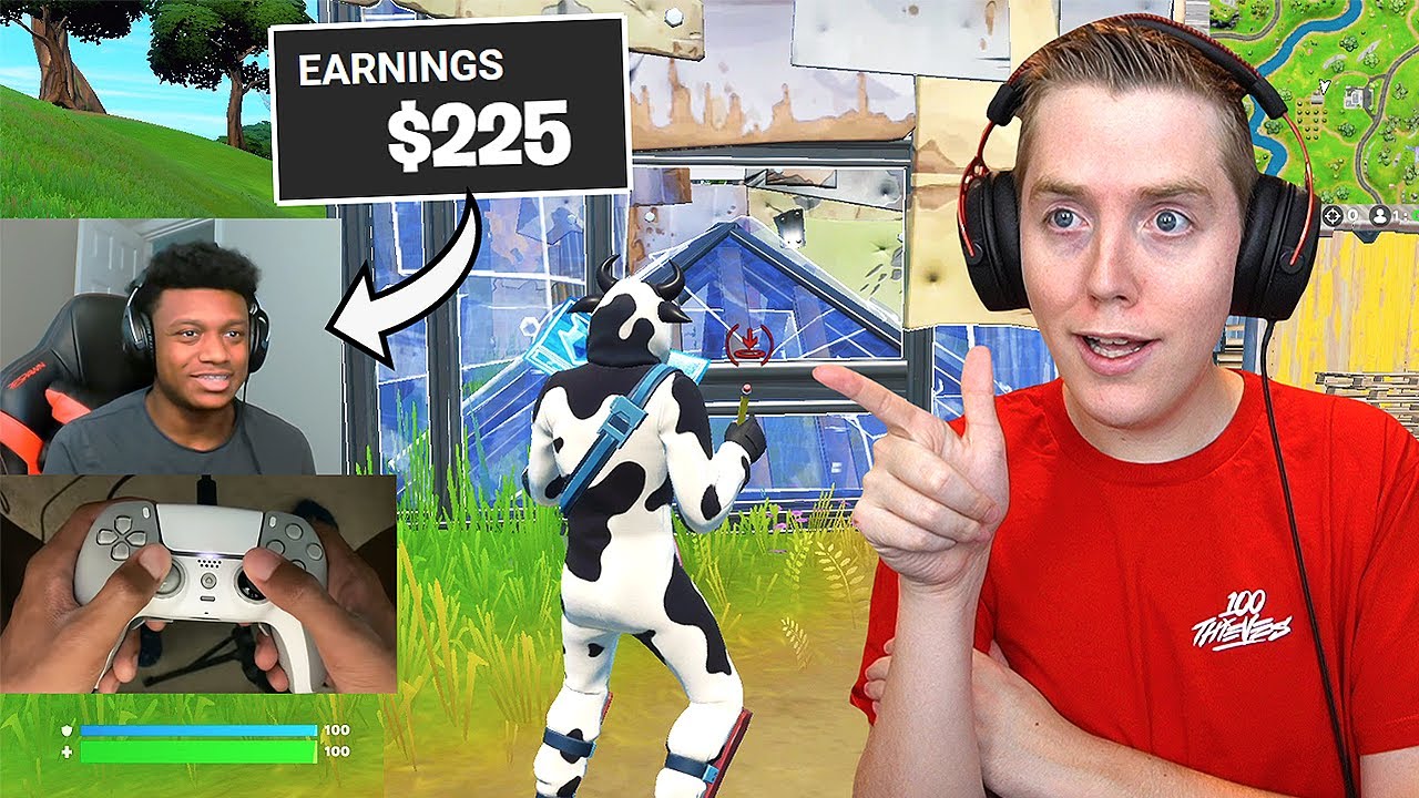 I Helped This UNKNOWN Controller Player Make Earnings! (Fortnite)