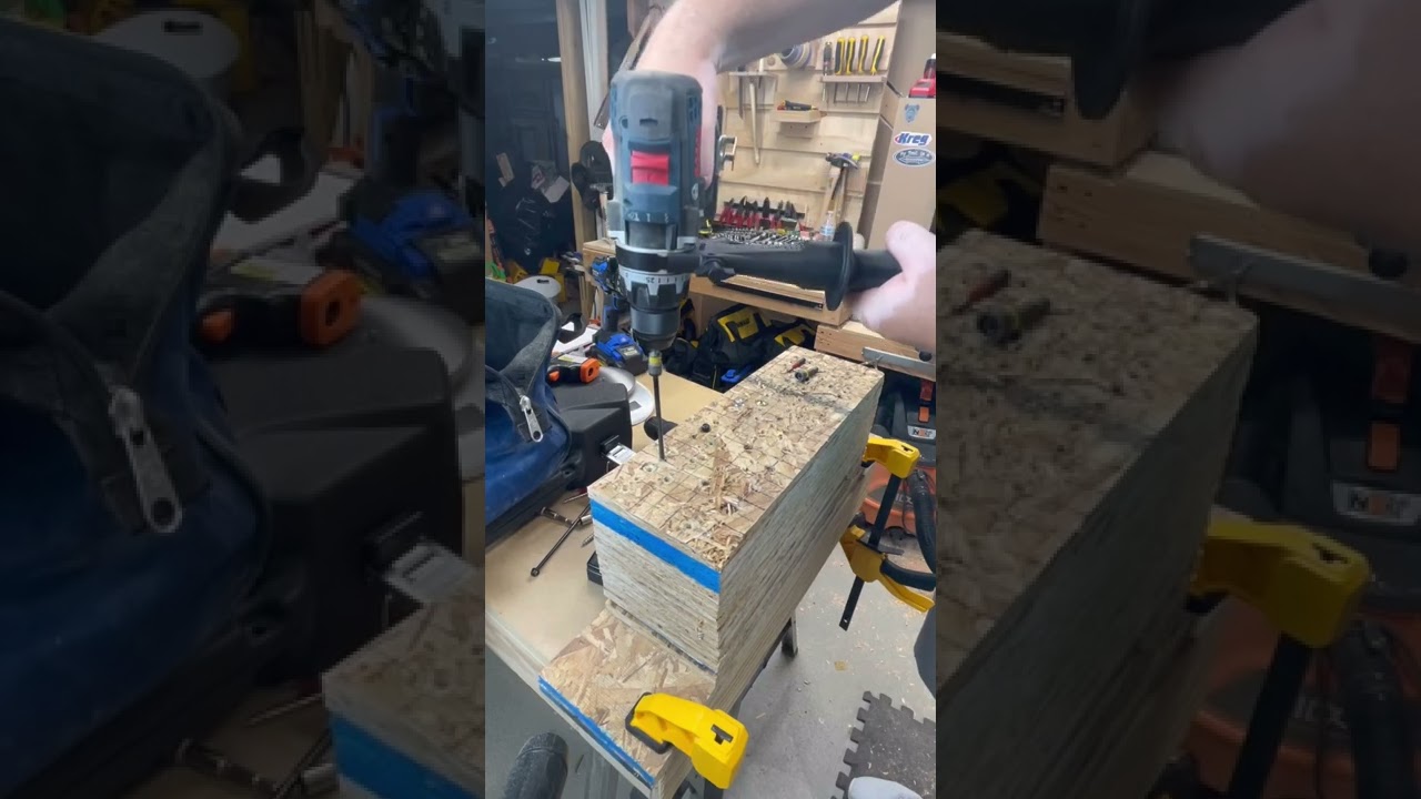 Bosch Hammer Drill - Fastener Drag Race!