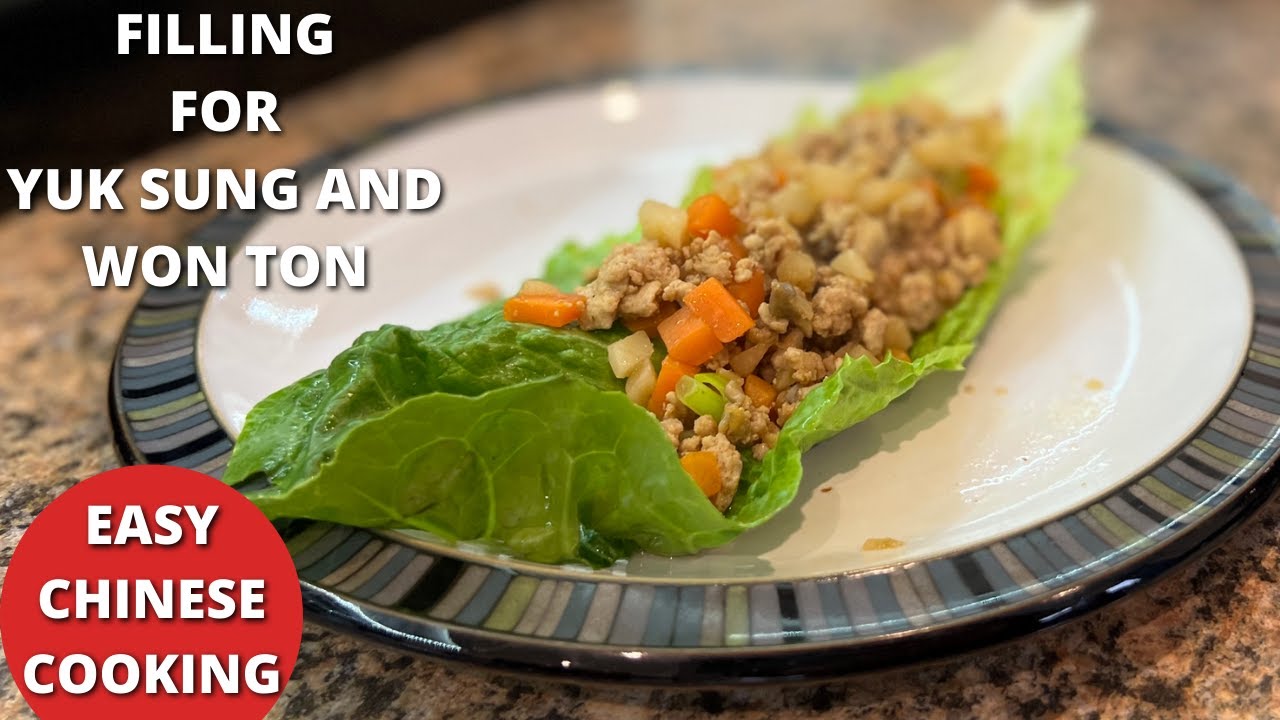 Filling for Chinese Won Ton and Yuk Sung