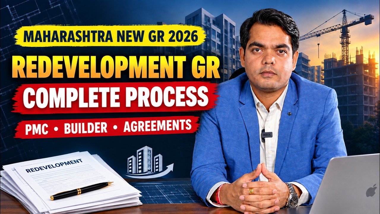 MAHARASHTRA'S NEW REDEVELOPMENT GR 2026 | COMPLETE PROCESS EXPLAINED | RAJKUMAR SHARMA