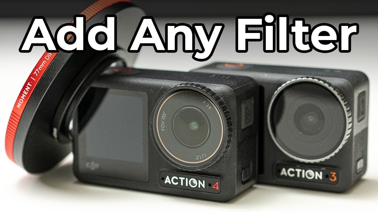 Add Any Filter to Your DJI Osmo Action 4 or Osmo Action 3 for Under $20 (see description for update)