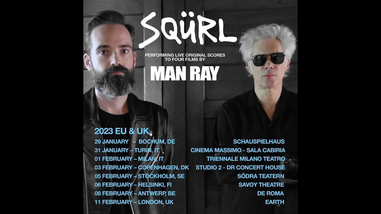 SQÜRL (Jim Jarmusch & Carter Logan) ROMA, Antwerp BELGIUM: intro and music