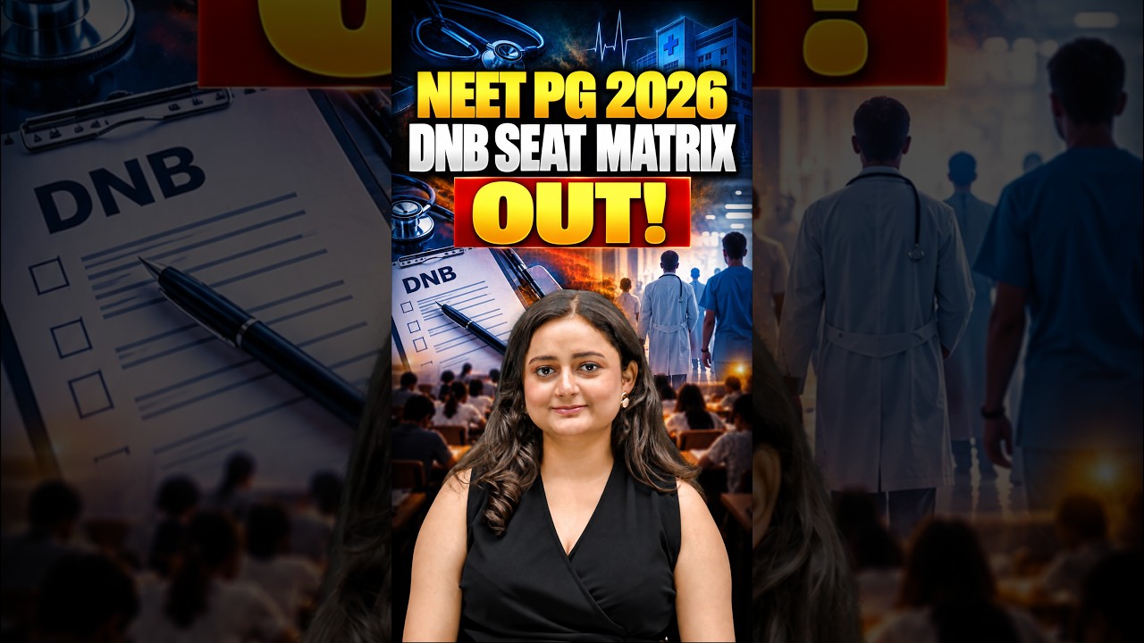 DNB Seat Matrix 2026 🔥 | NEET PG Total Seats & Course-Wise Seat Distribution!