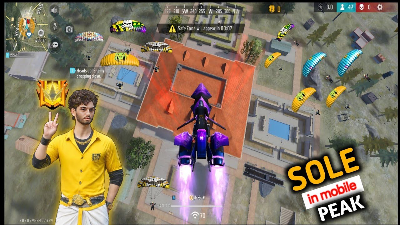 HIGH SCHOOL | PEAK  | SOLO GAMEPLAY 📱 MOBILE PLAYER #realmep4x #zabiff 