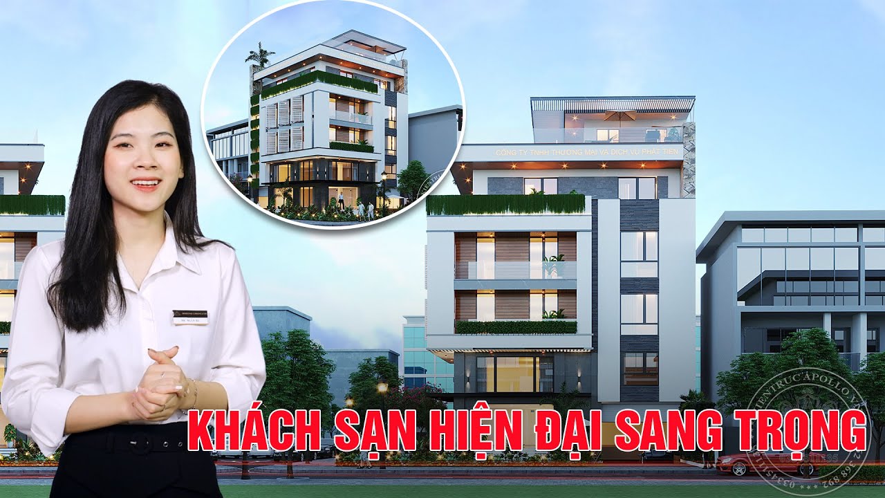 Mẫu thiết kế khách sạn Hiện đại có hồ bơi đẹp nhất Hải Dương