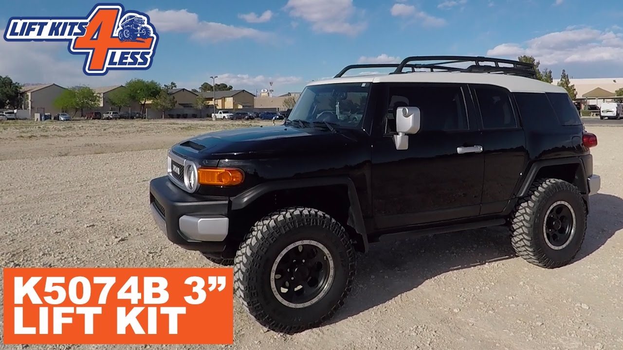 Pro Comp K5074B  3''  Lift Kit  2007-2014 FJ Cruiser (Instructional with Before/After photos)