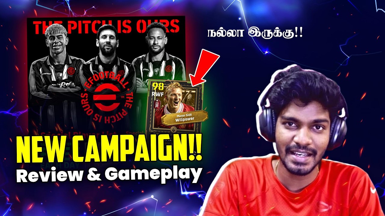 FREE Epics + New Campaign review in Tamil🔥 | Efootball 2026 gameplay in Tamil