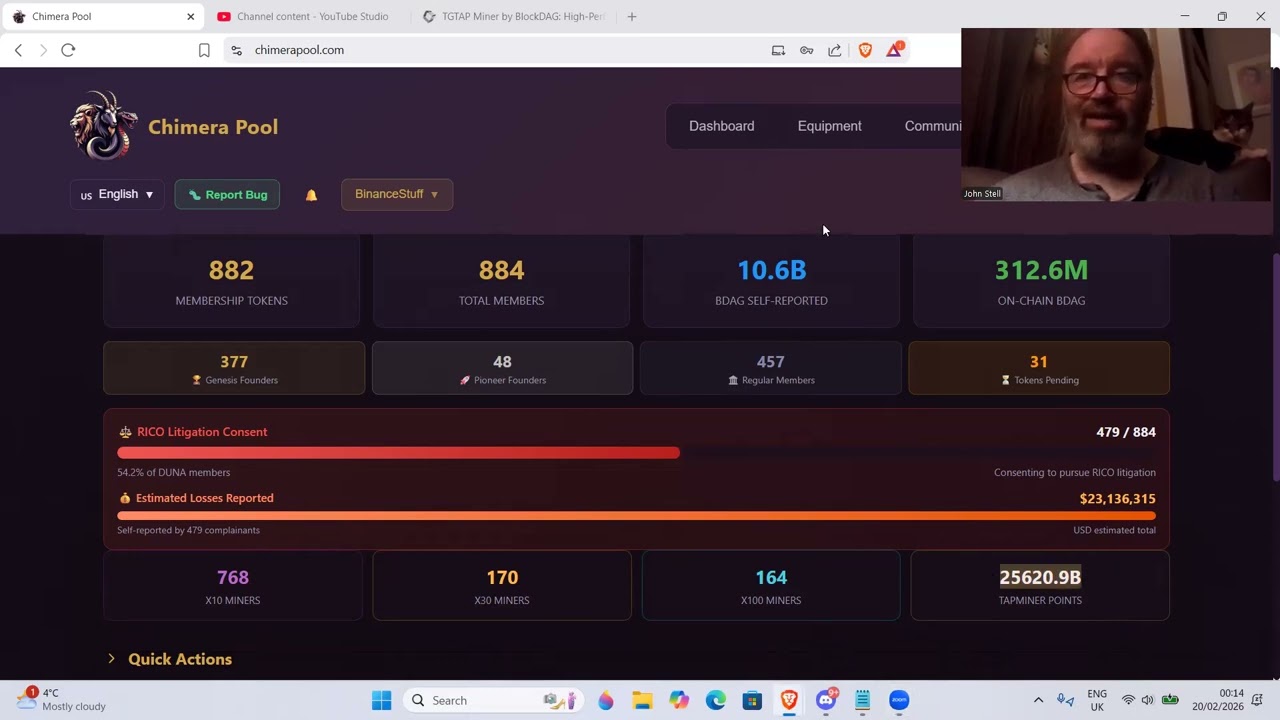 У вас есть баллы майнера Blockdag tap?