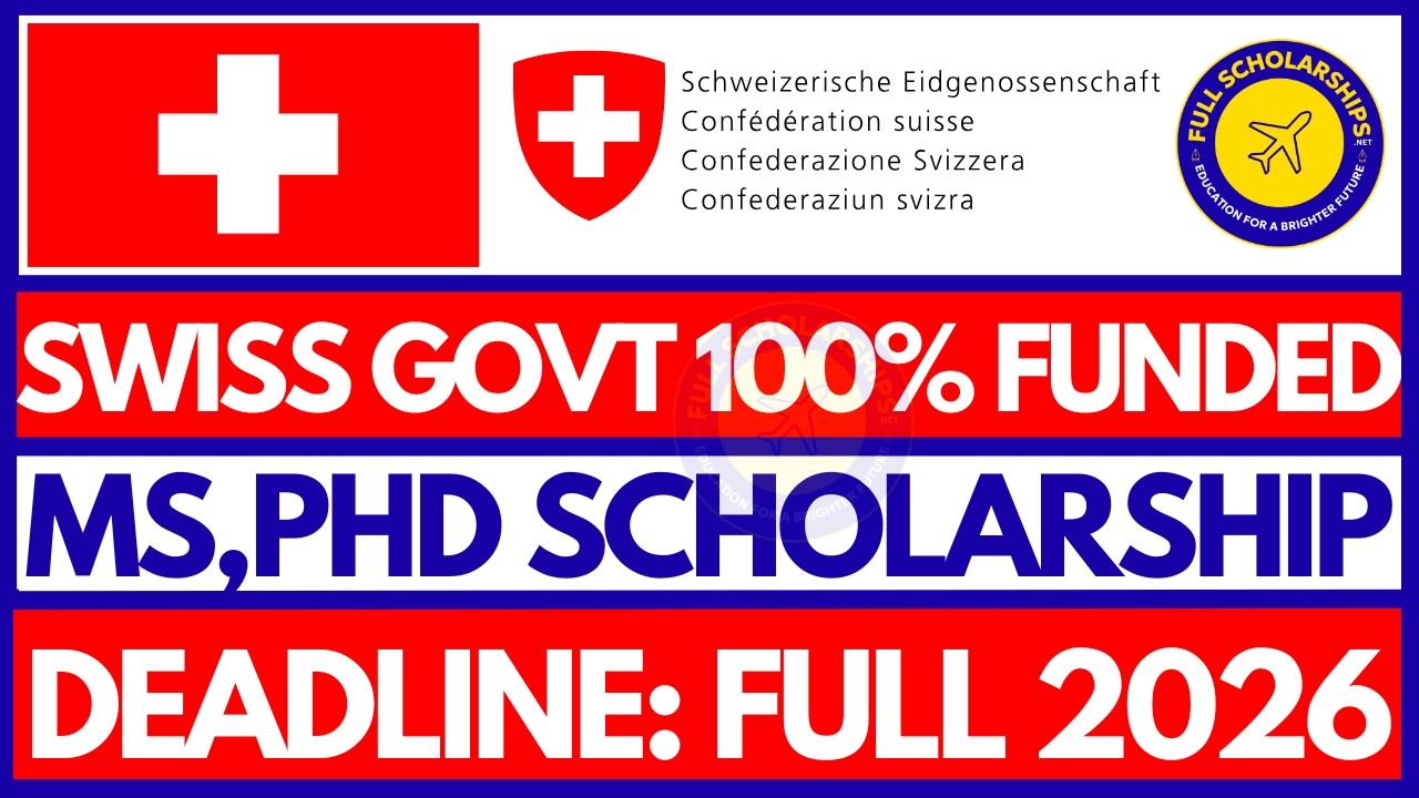 Step by Step Application Guide | Swiss Government Excellence Scholarships 2027 | No Application Fees