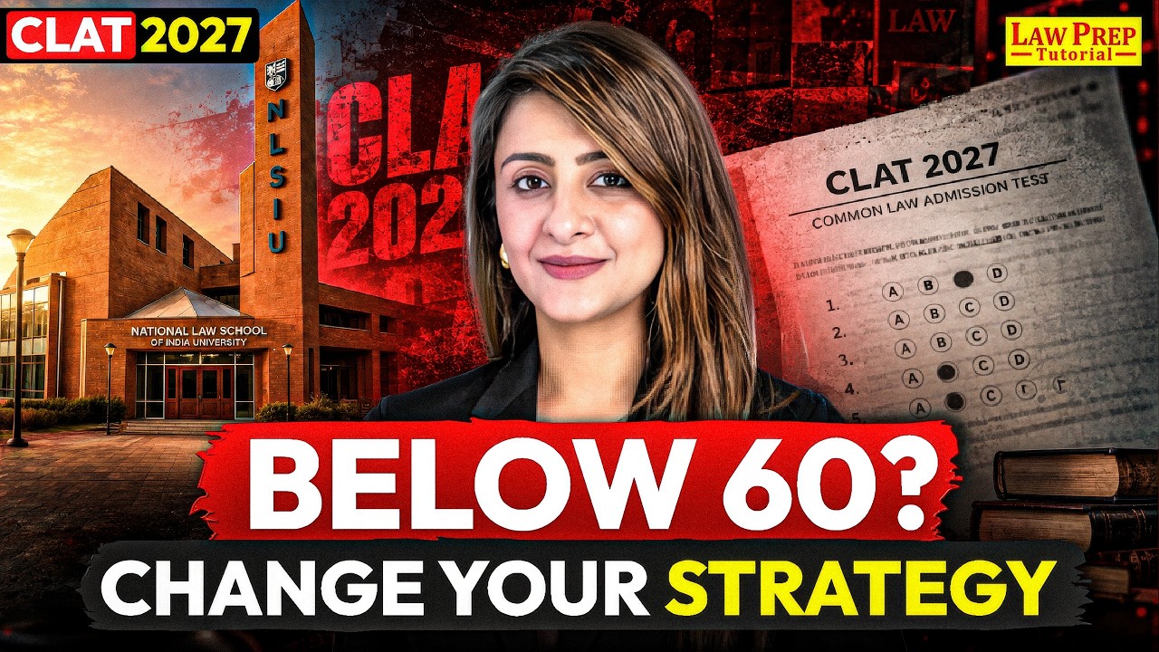 CLAT 2027: Complete Strategy for Students Scoring Below 60
