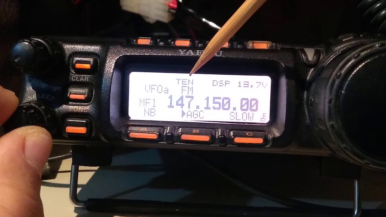 Gravando um repetidora no 857d