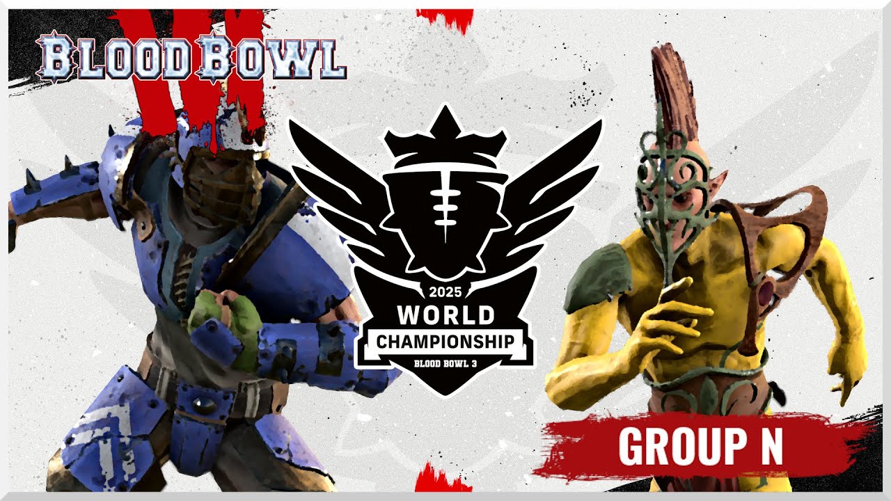 Blood Bowl 3 - World Champs '25 - Group Stage R2 - Andriy vs Mentos (Official Cast)