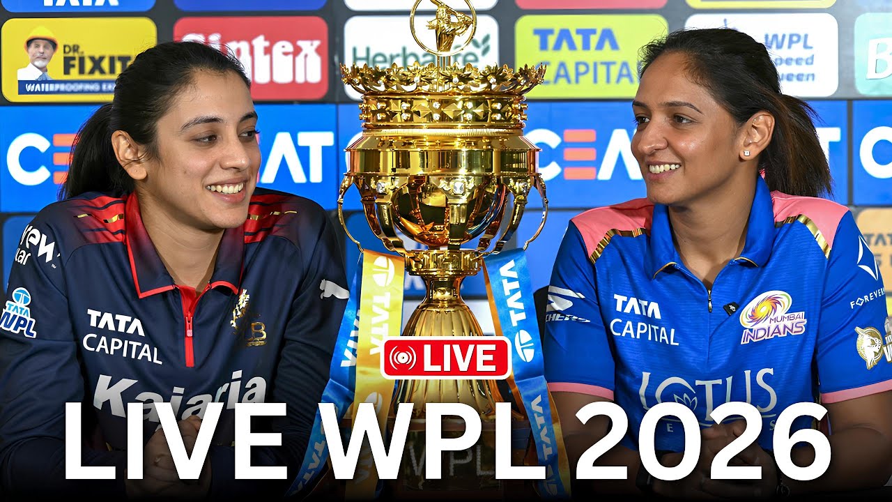 RCB vs MI LIVE 🔥 | WPL 2026 Watchalong | Women’s Premier League Fan Reactions