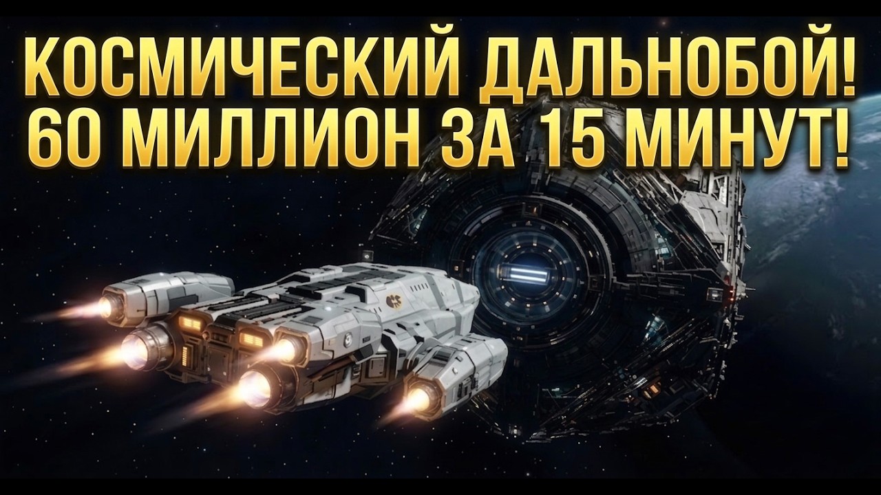 Elite Dangerous | Космический дальнобой! 🚚 Делаем 60 млн за 15 минут и строим Связь для Домика 🌌