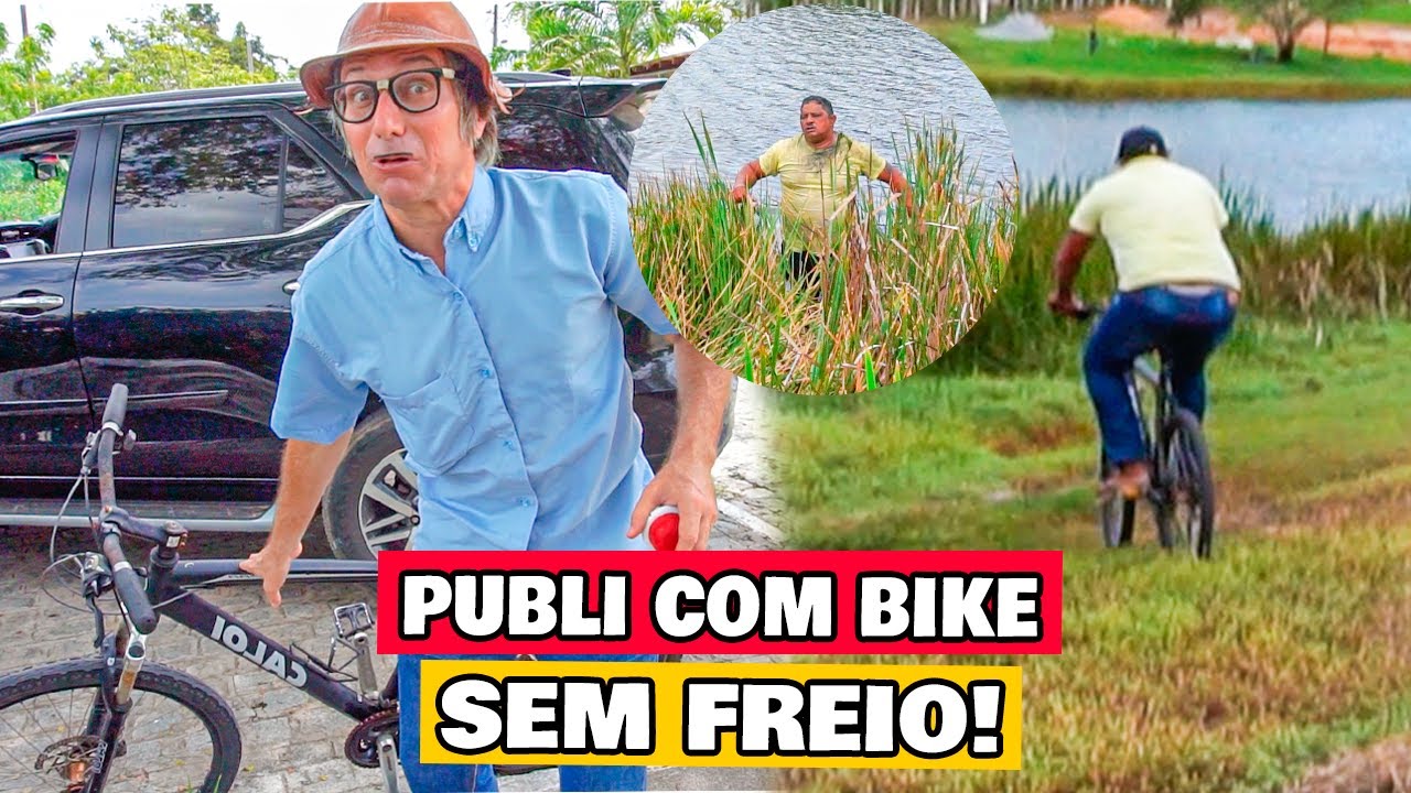 MUÇÃO TIROU FREIO DA BIKE E BIRÓ SE REVOLTOU