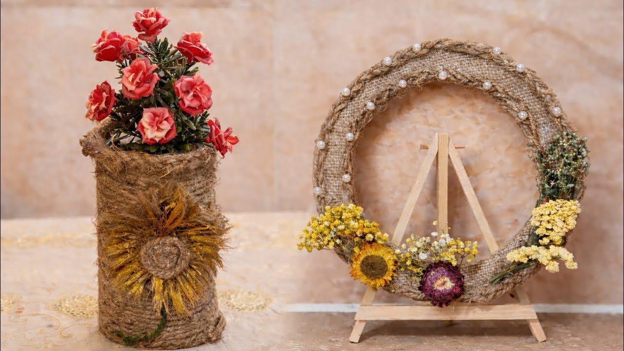 Art and Craft ideas for home decoration |Flower Wall Hanging Craft ideas|Wall Hanging Decoration 
