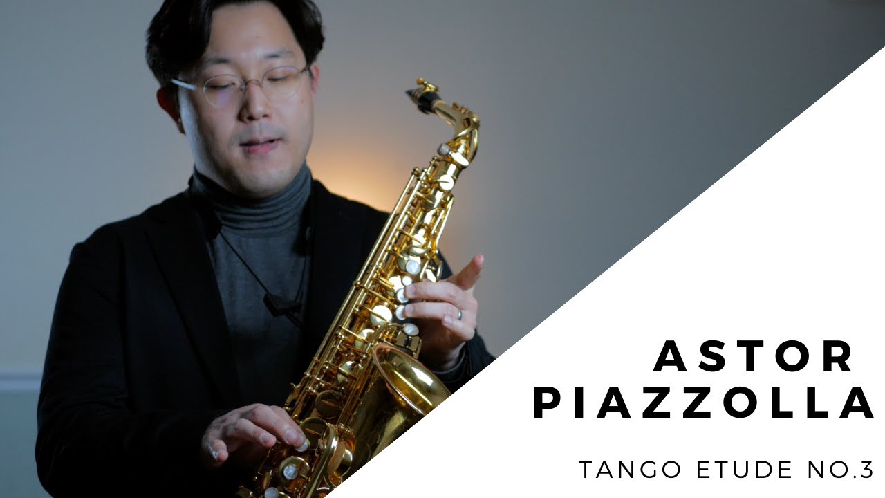 【Classical Saxophone Solo Performance】- Astor Piazzolla Tango Etude No.3 by Wonki Lee