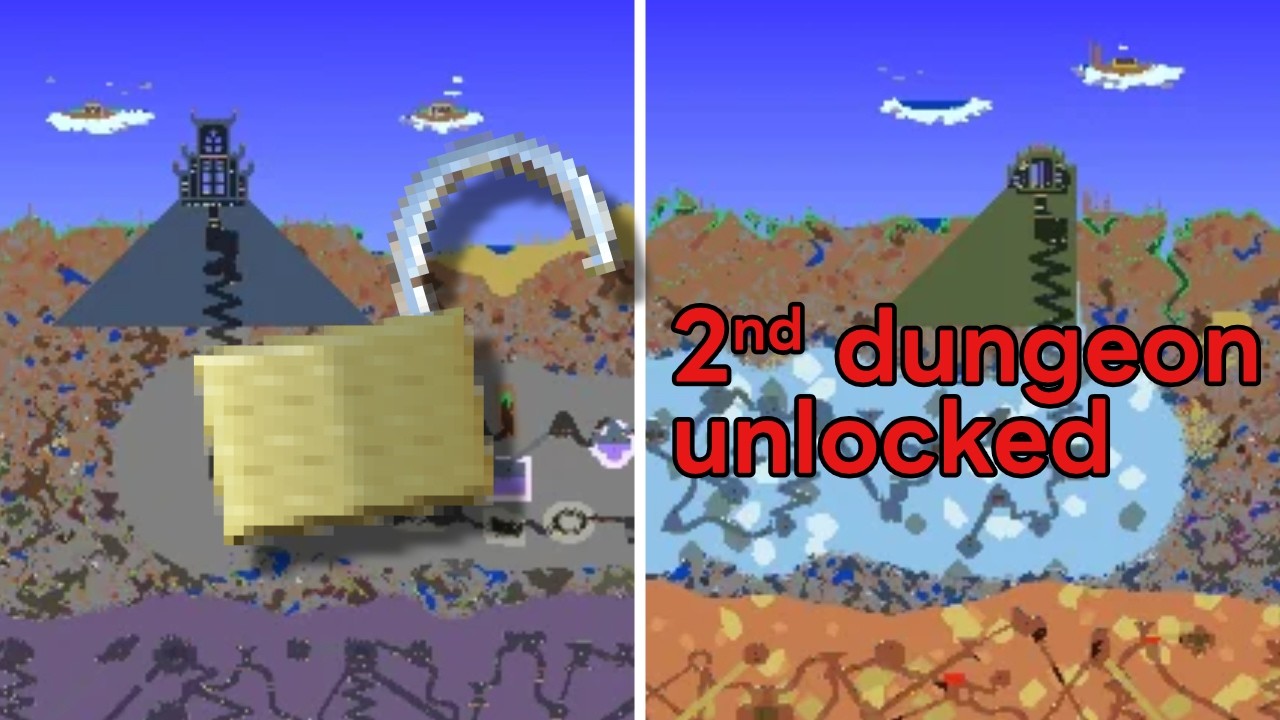 [06] Accessing the SECOND dungeon in my Terraria world