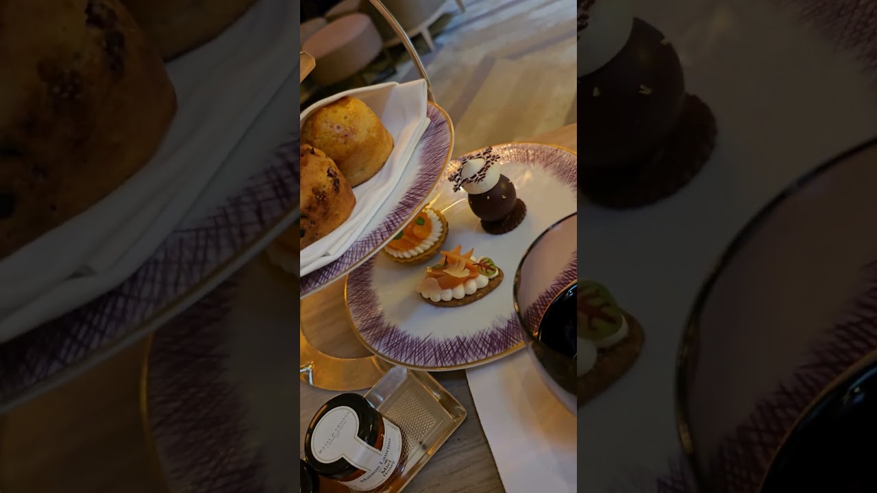 Gouter des Lords - Tea Time - Jardin D'Hiver - Le Crillon - Janvier 2024