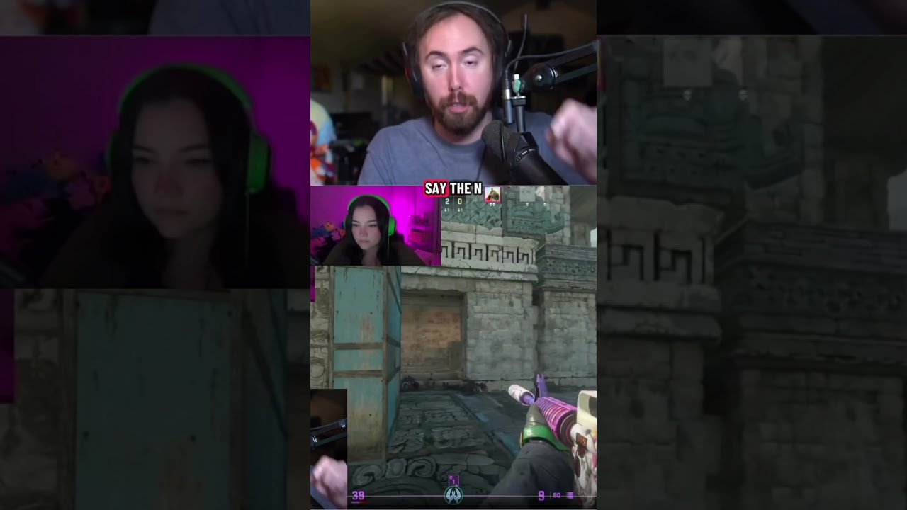 Counter Strike is not for the girls #asmongold  #news  #twitch  #reaction   #gaming   #drama   #wow
