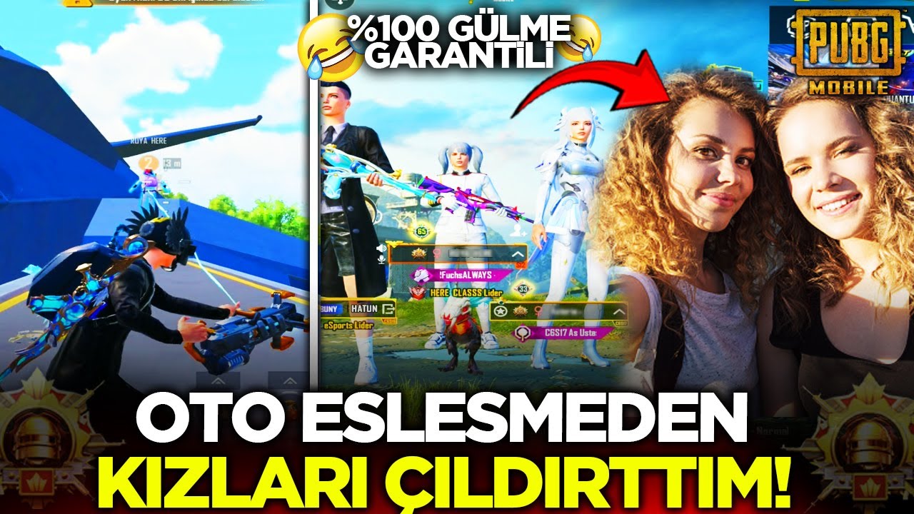ŞIMARIK KIZLARI MORARTTIM! HAYATIMIN EN KEYİFLİ TROLL VİDEOSU OLDU ! / Pubg Mobile Troll