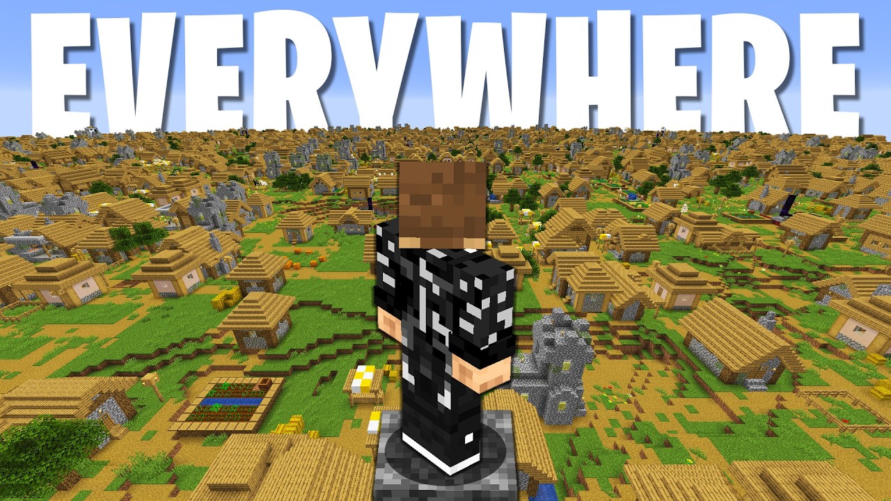 Hardcore, but structures spawn EVERYWHERE