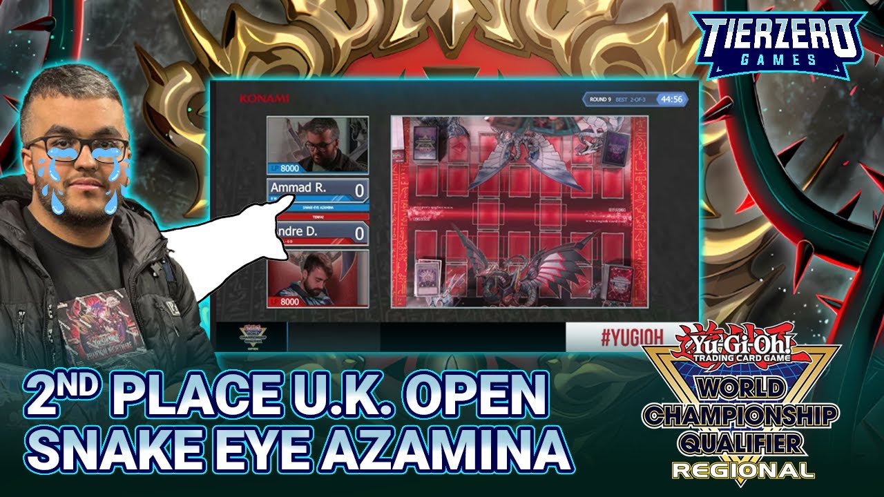 2ND PLACE UK OPEN | Ammad Raja | Azamina Snake-eye | Yu-Gi-Oh!