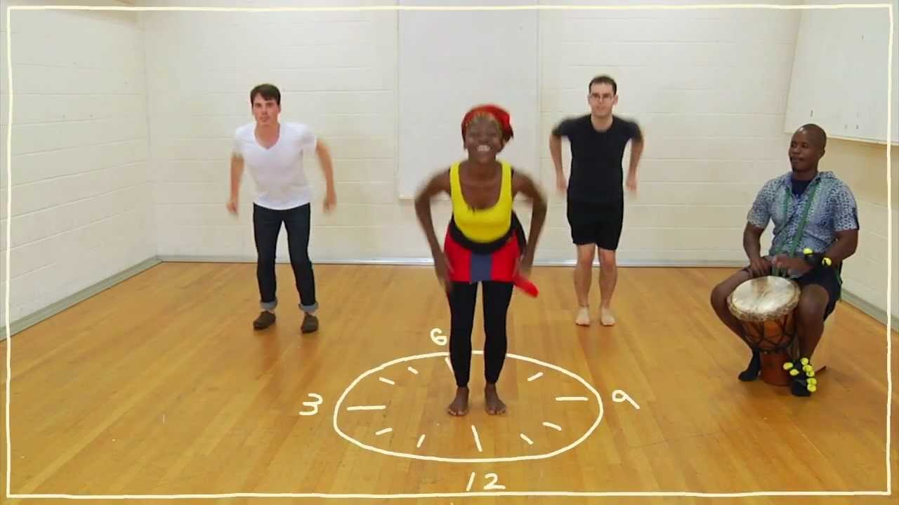 Five(ish) Minute Dance Lesson - African Dance: Lesson 3: Dancing on the Clock