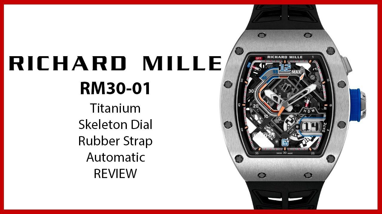 ▶ Richard Mille Automatic with Declutchable Rotor Titanium RM 30-01 - REVIEW