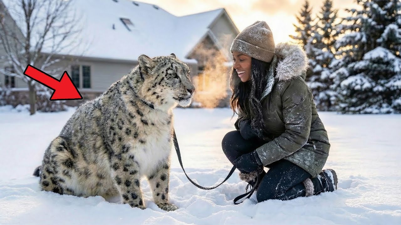 My Cat Has the Longest Tail in the World… It's a SNOW LEOPARD!