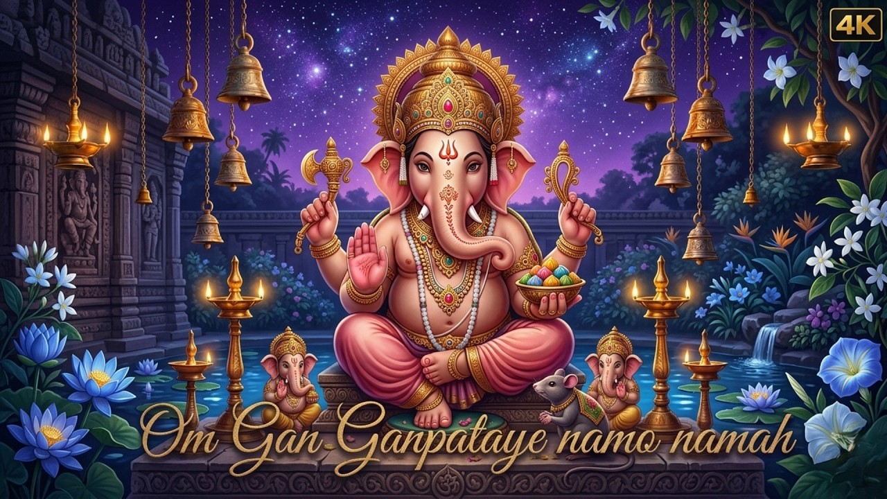 #Ganesh Mantra 108 Times - Om Gan Ganpataye Namo Namah | गणेश मंत्र - ओम गण गणपते नमो नमः