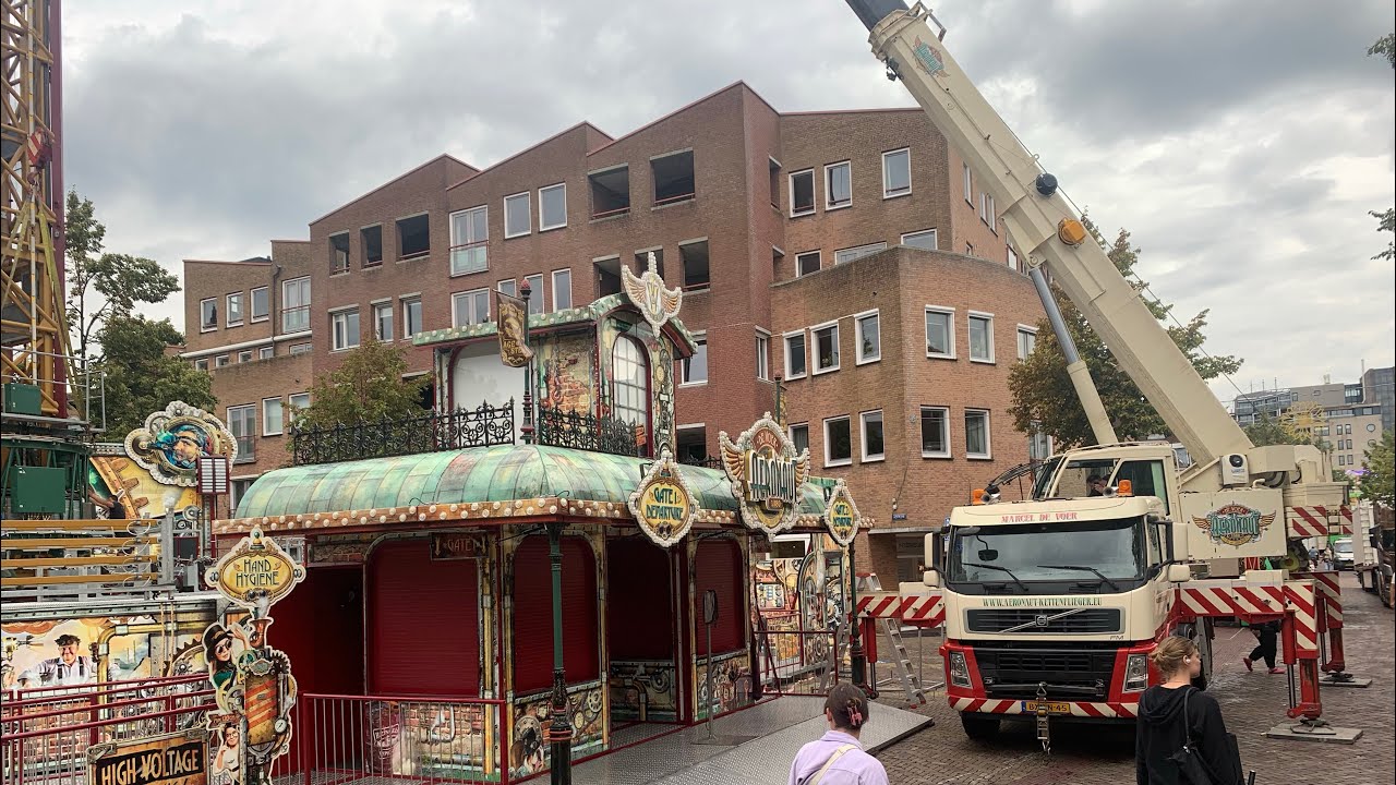 Kermis Alkmaar 2023 Transport en opbouw Deel 6