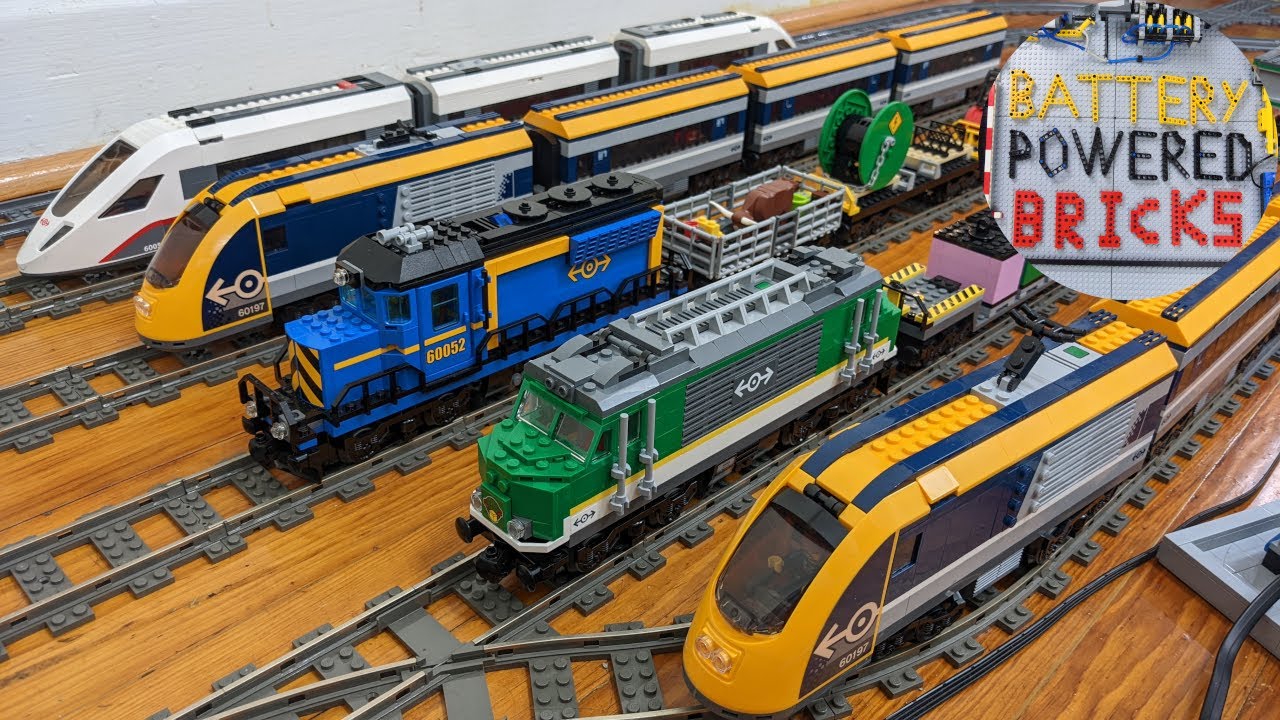 Управление несколькими поездами Lego с помощью Powered Up / PyBricks