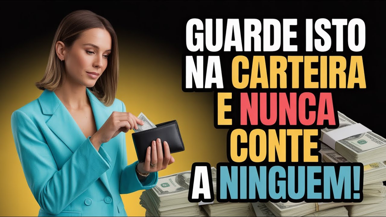 NÃO CONTE A NINGUÉM | Guarde isso na sua carteira e me agradeça o resto da vida