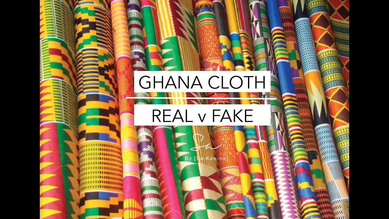 Ghana Cloth - Real v Fake