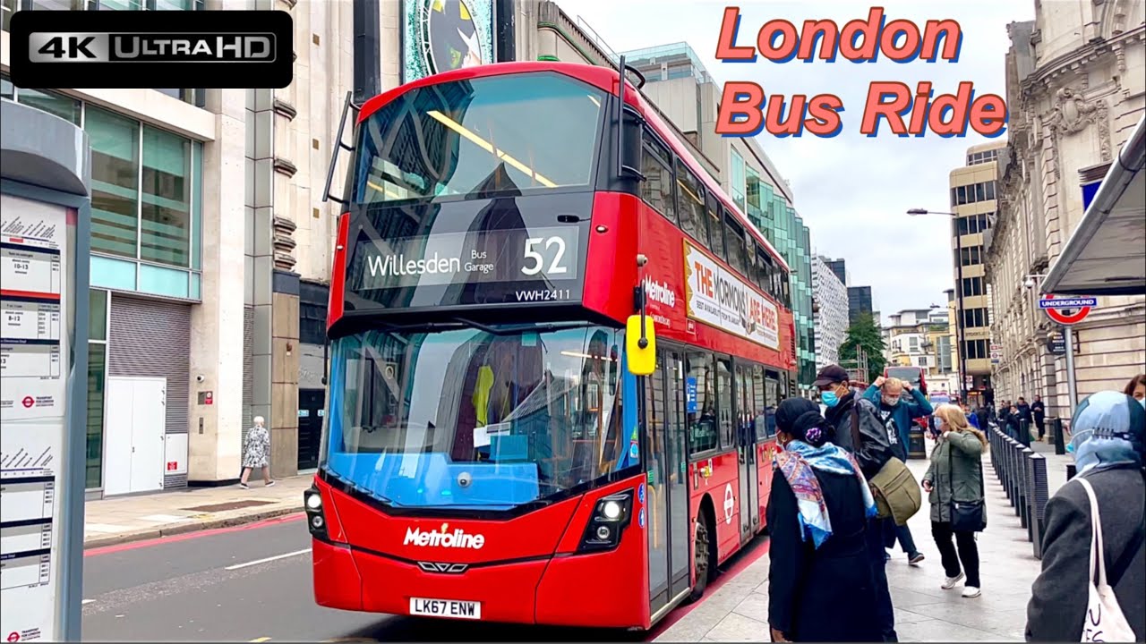London Bus Ride 🇬🇧 Route 52 - Victoria Station to Willesden Bus Garage | Full Journey