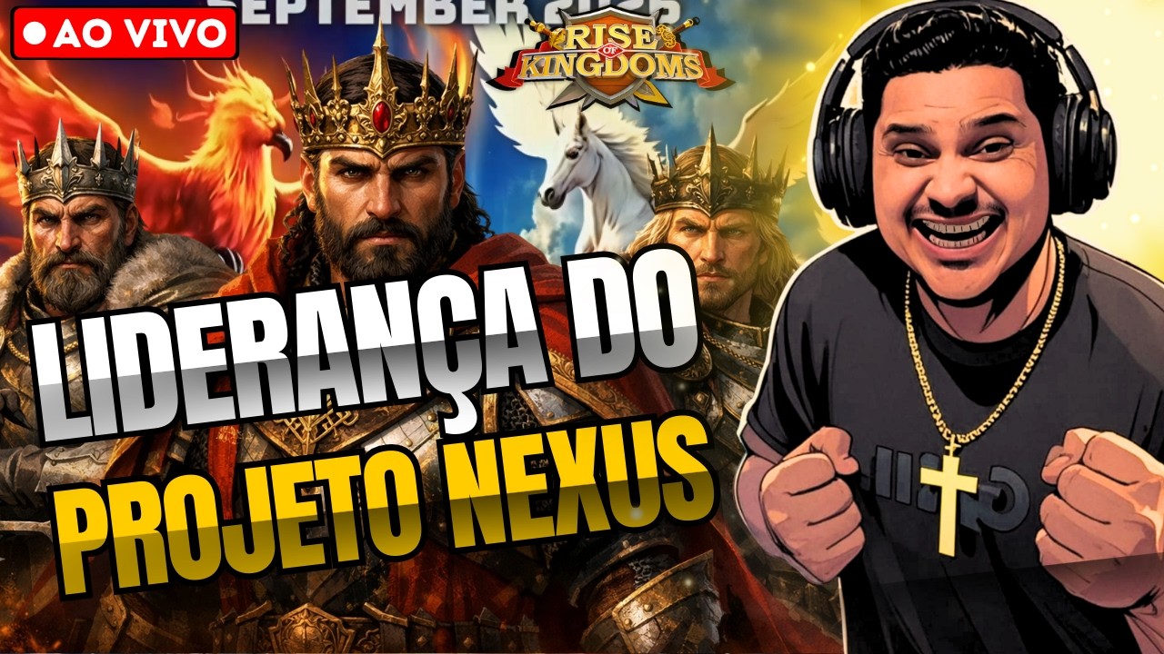 🟡LIVE | REUNIÃO COM A LIDERANÇA DO PROJETO NEXUS | RISE OF KINGDOMS | MarquesRok