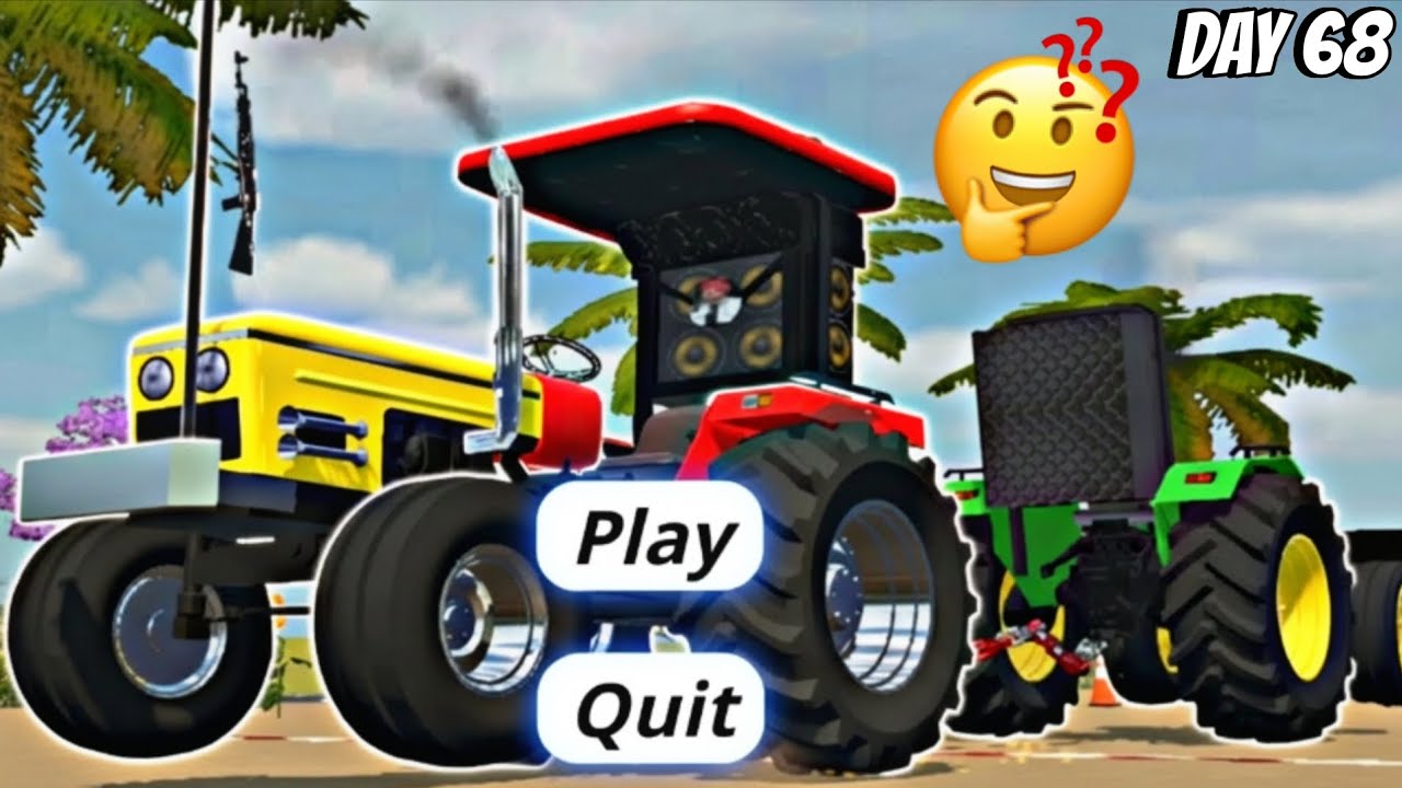 Play or Quit? 🤔 Modified Tractor Gameplay in Indian Vehicles Simulator 3D | Day 68!