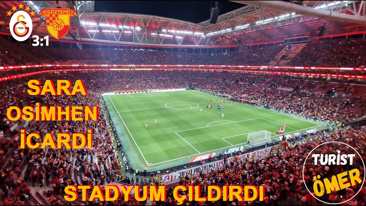Galatasaray 3-1 Göztepe | Stadyum Çıldırdı | İstanbul 2025