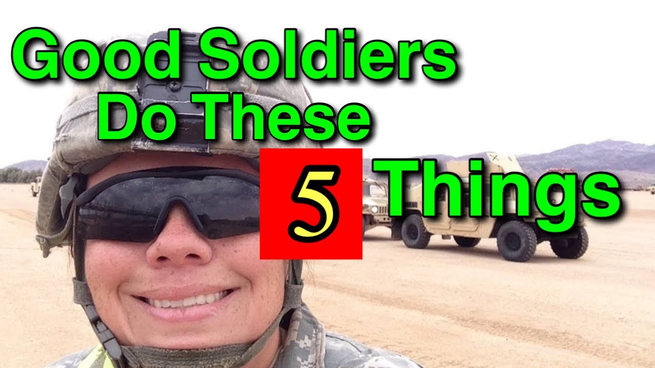 Becoming a Good Soldier //5 Tips from a NCO// New Soldier Advice