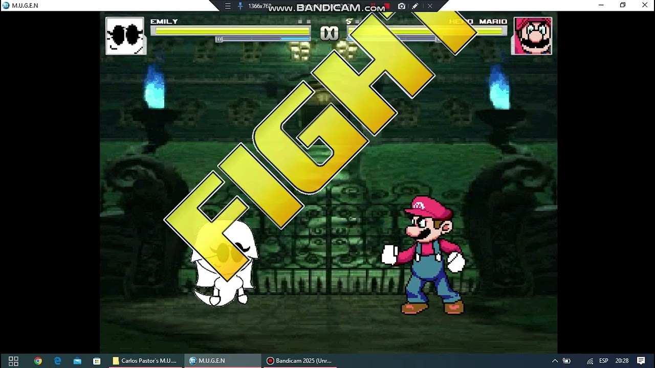 Carlos Pastor`s MUGEN: Emily the ghost VS Hero Mario