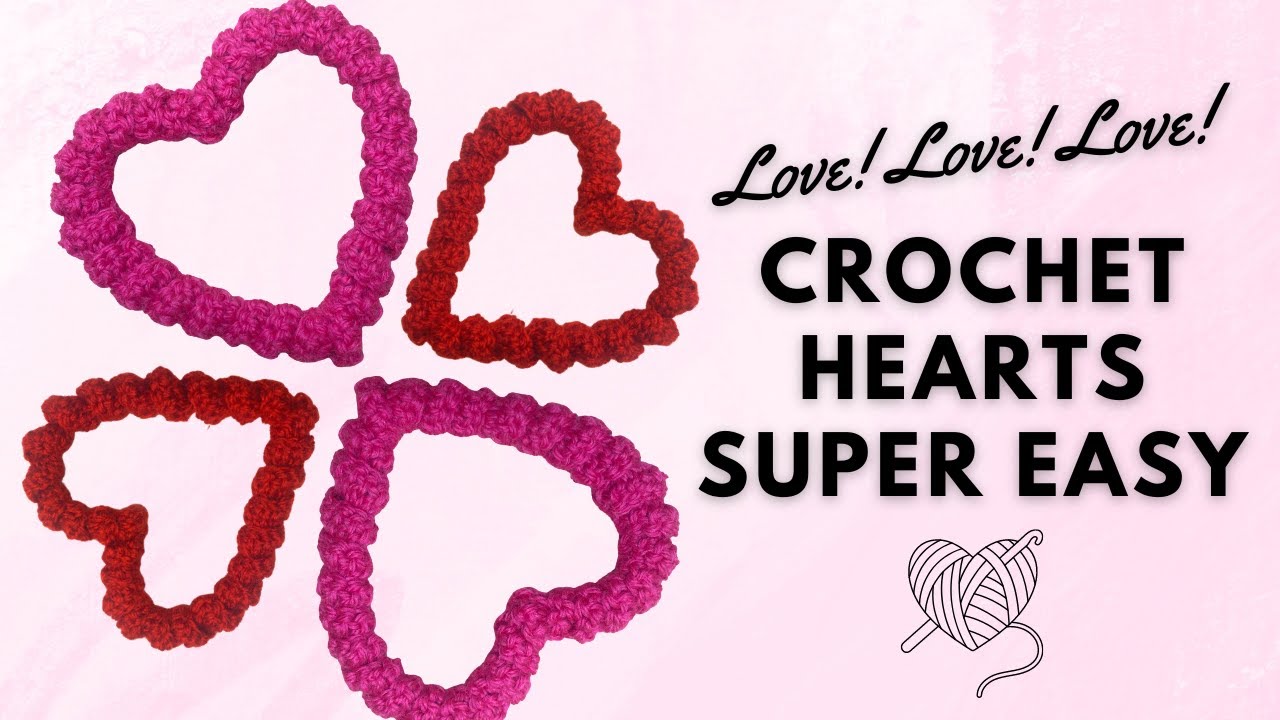 Easy Crochet Heart DIY ❤️ | How To Make Crochet Heart | Idea How To make Valentine's Day Ornament